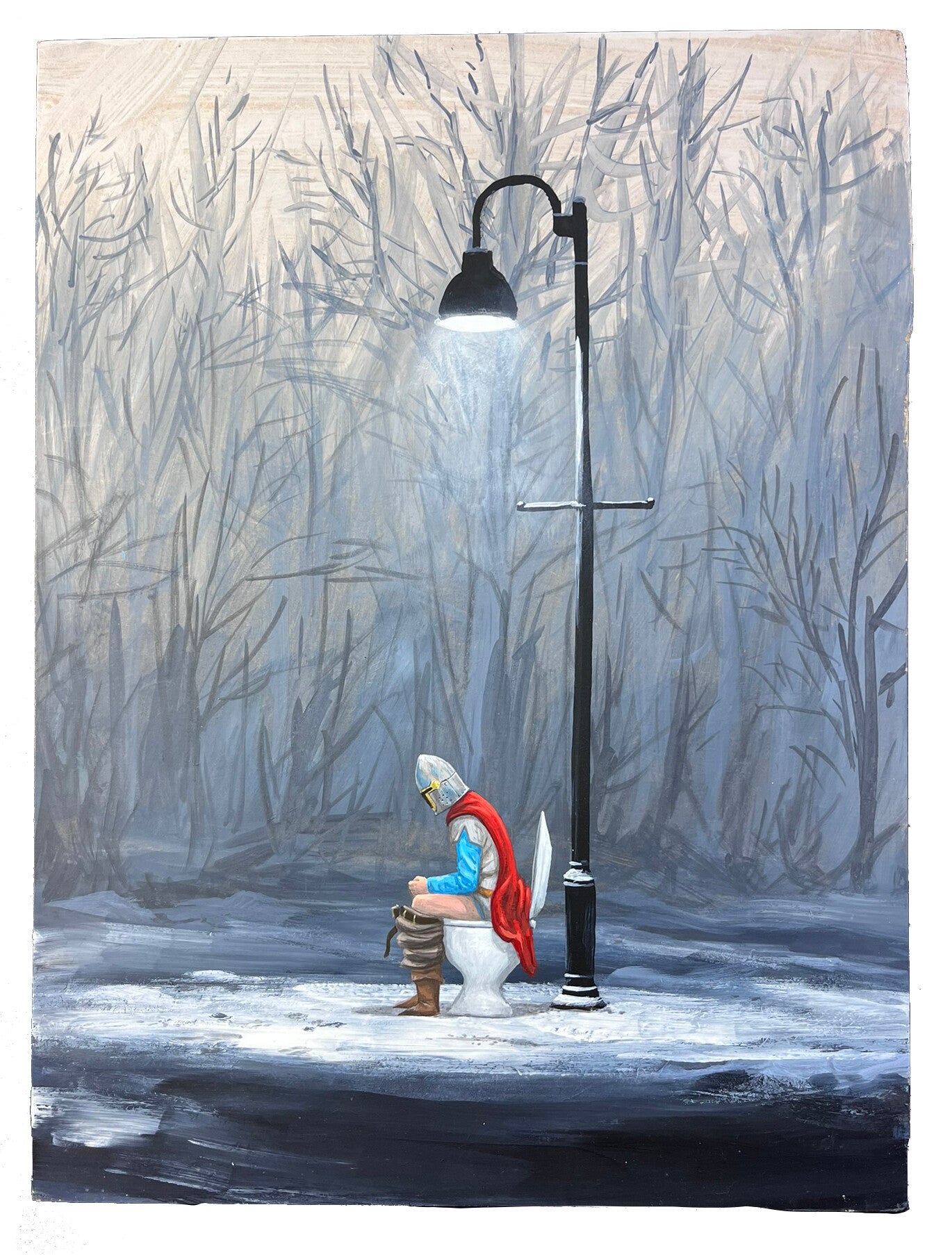 Wat je moet doen als je midden in de nacht moet plassen en het is koud en en je voeten bevriezen