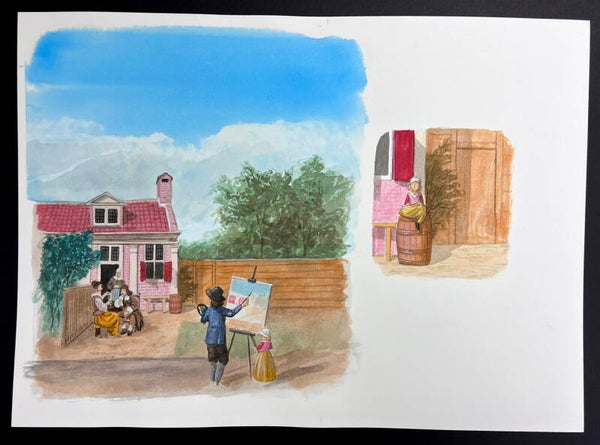 Isabella Boem en de schilder Pieter de Hooch