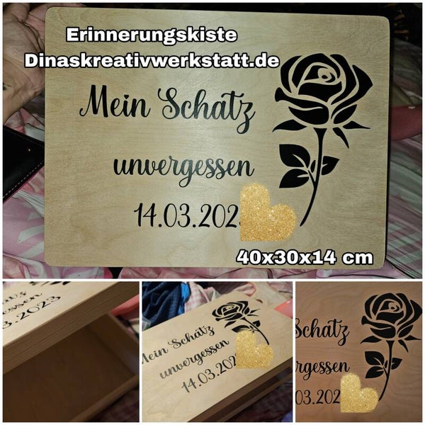 Personalisierte Erinnerungskisten Erinnerungsbox Windelbox Geschenkebox