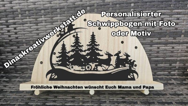 Schwippbogen Lichterbogen mit oder ohne LED