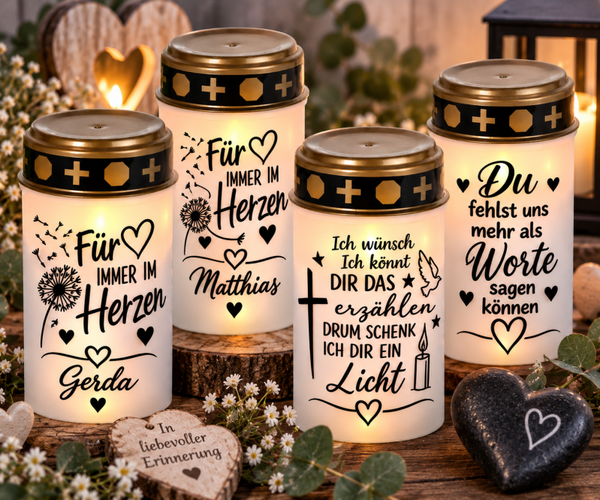 Erinnerungslicht Grablicht
