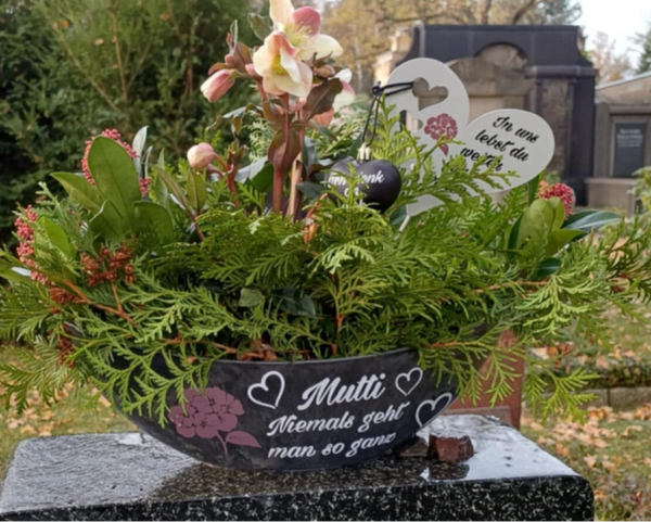 Grab / Garten Pflanzenschale
