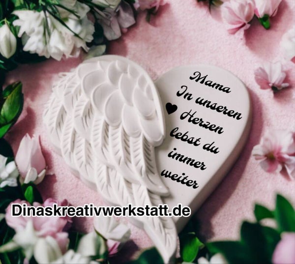 Flügelherz Personalisiert