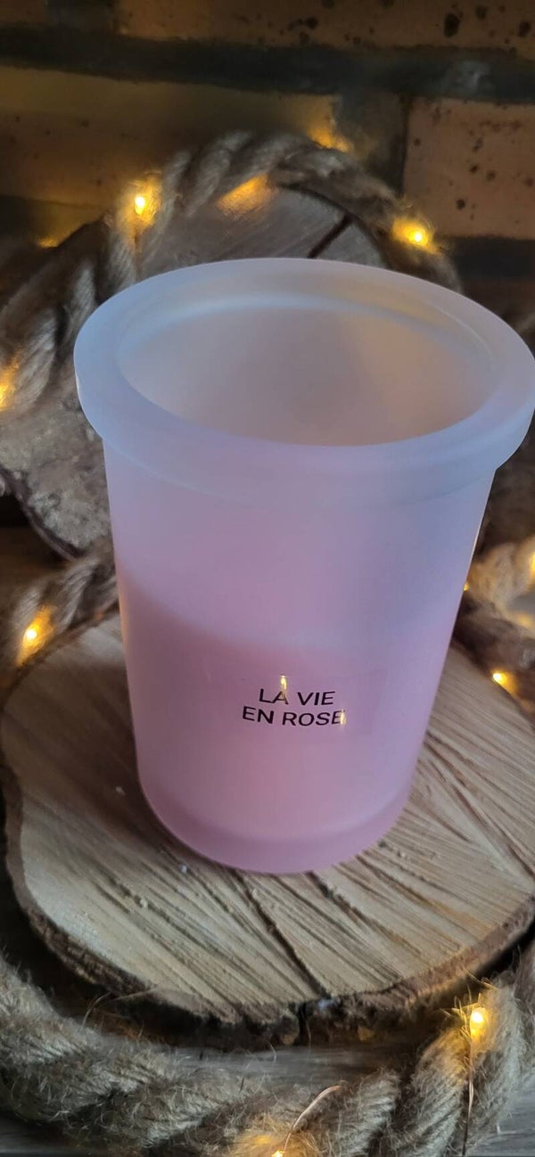 BOUGIE LA VIE EN ROSE