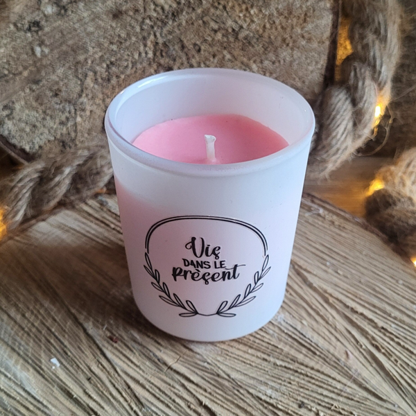 BOUGIE ROSE ETERNELLE