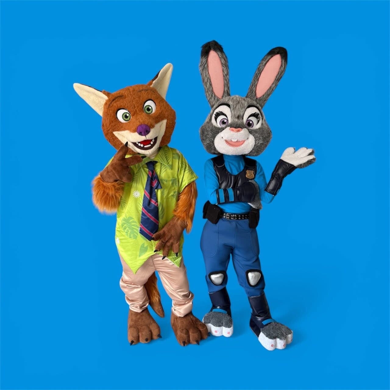 Mascotte Nick & Judy – Zootopie