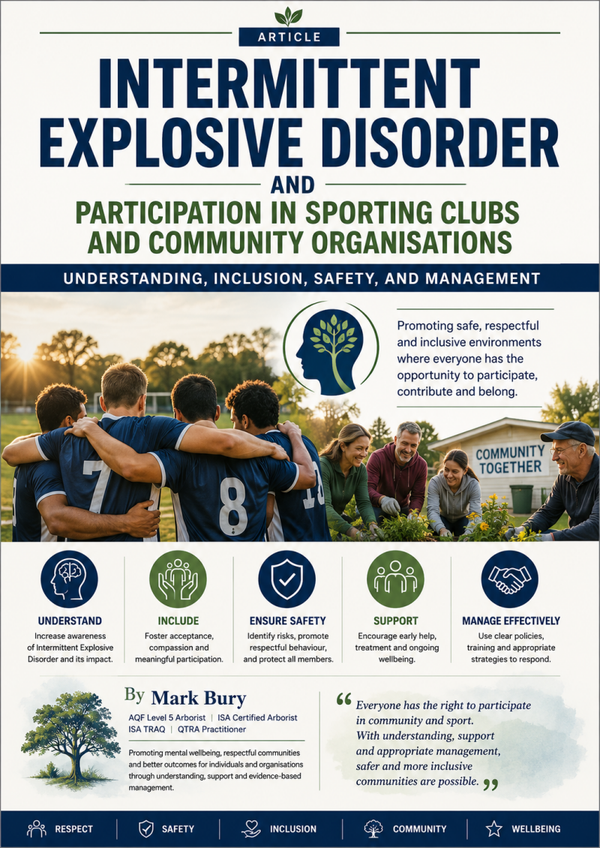 Intermittent Explosive Disorder and Participation in Sporting Clubs and Community Organisations: Understanding, Inclusion, Safety, and Management
