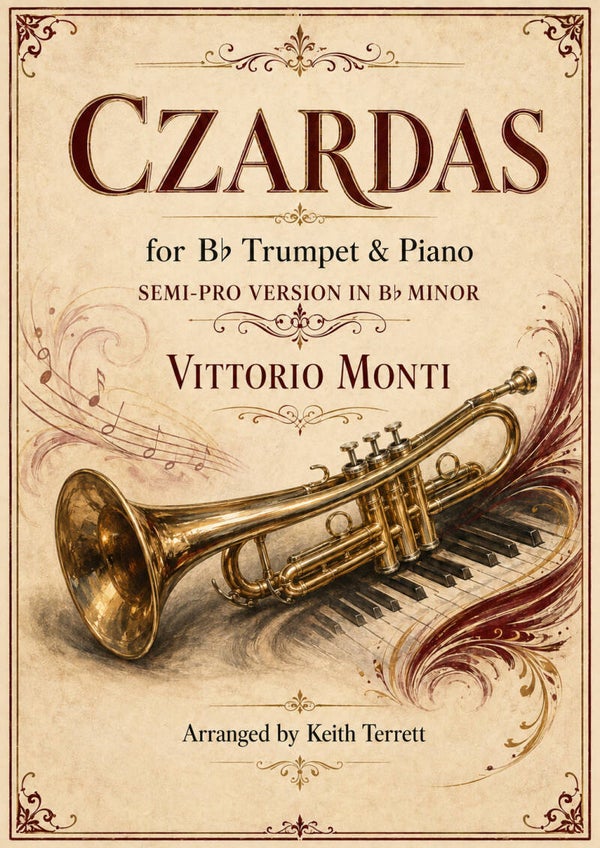 Czardas for Bb Trumpet & Piano (semi-pro version)