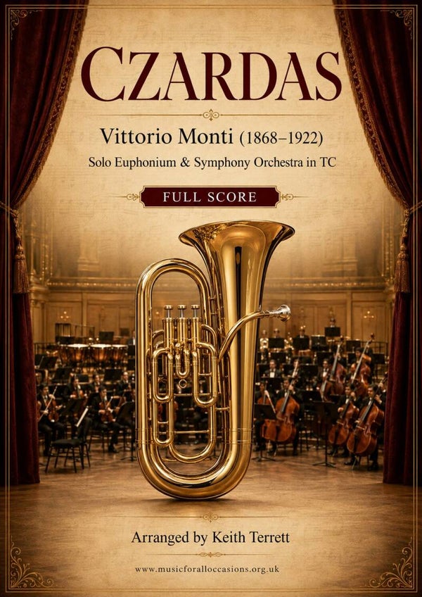Czardas for  Euphonium (TC) & Symphony Orchestra