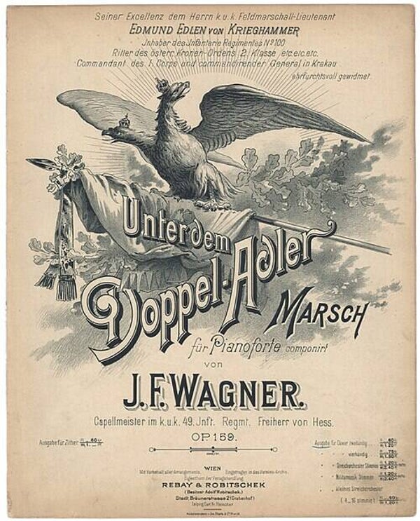 Under the Double Eagle for Trumpet, Trombone/Euphonium & Piano