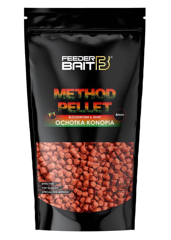 Pellet 4mm " Henep & Bloodworm - F1"