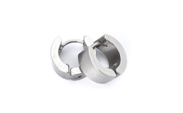RVS oorbellen 6 mm