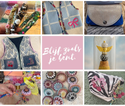 Handgemaakte tassen, giletjes en accessoires door Sandra Creaties
