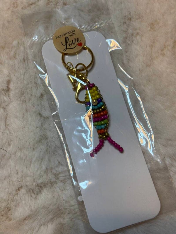 Nr 23 | Sleutelhanger vis regenboog