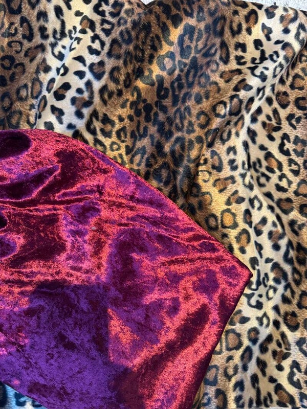 Luxe pieten - set in tijger & bordeaux