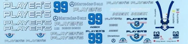 1/18 1997 Players Forsythe Greg Moore (Silk-Screened Decals)