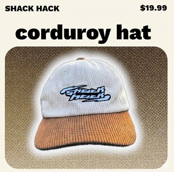 Corduroy hat