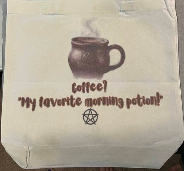 Coffee tote bag