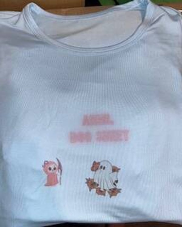 ahhhh, boo-sheet t-shirt