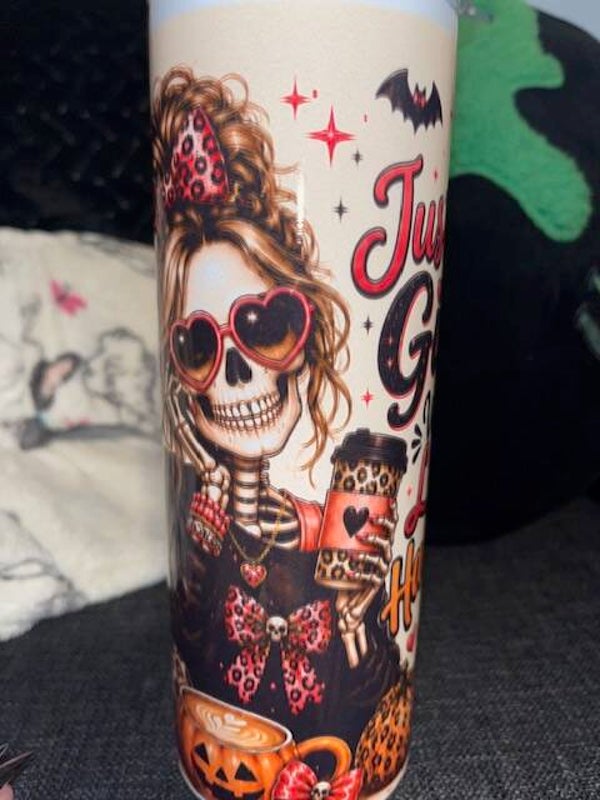 Just A Girl Tumbler