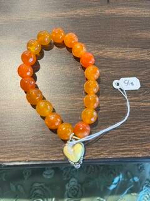 Orange with Yellow Howlite