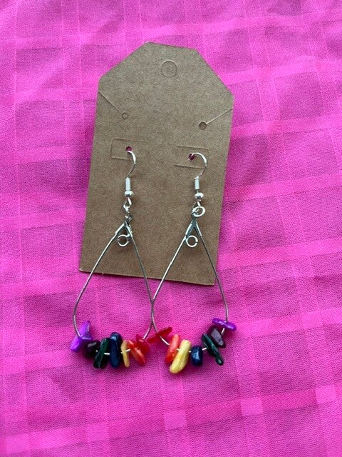 Rainbow earrings