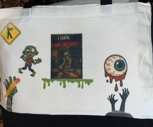Zombie Teacher Tote