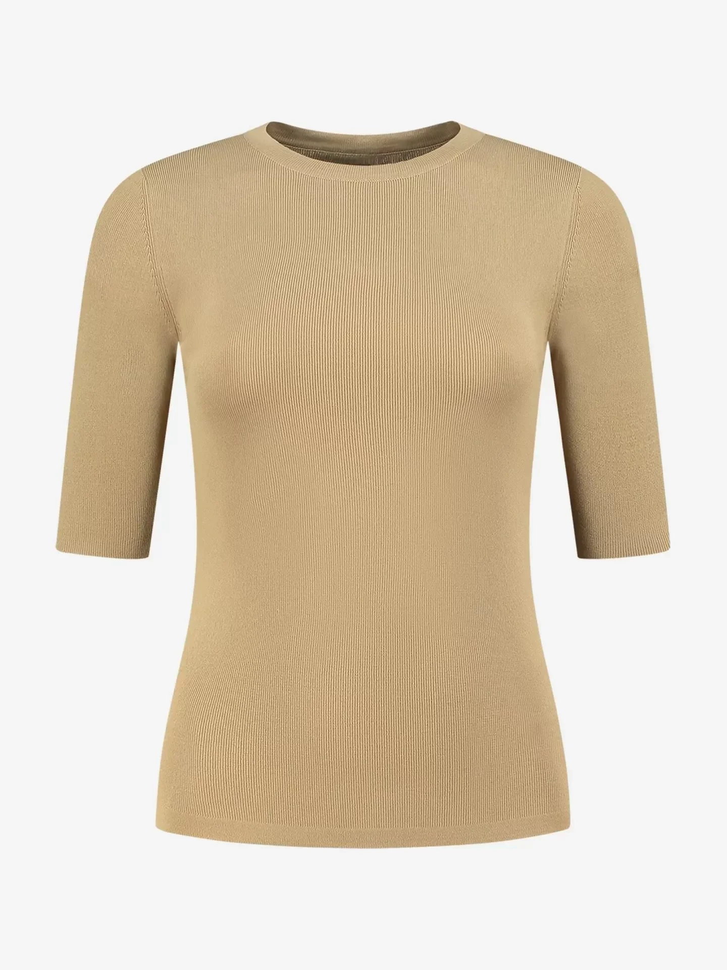 NIKKIE Fitted Top Jolie Top CASHEW