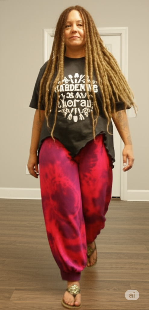 Harem Hippie vibe tie dye Pants.