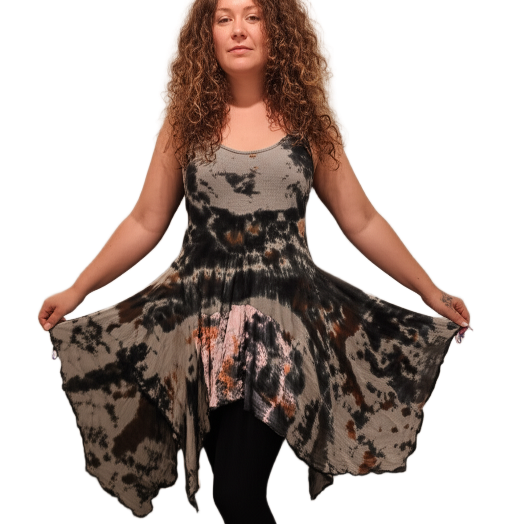 Boho Cami Midi Dress.  Lrg