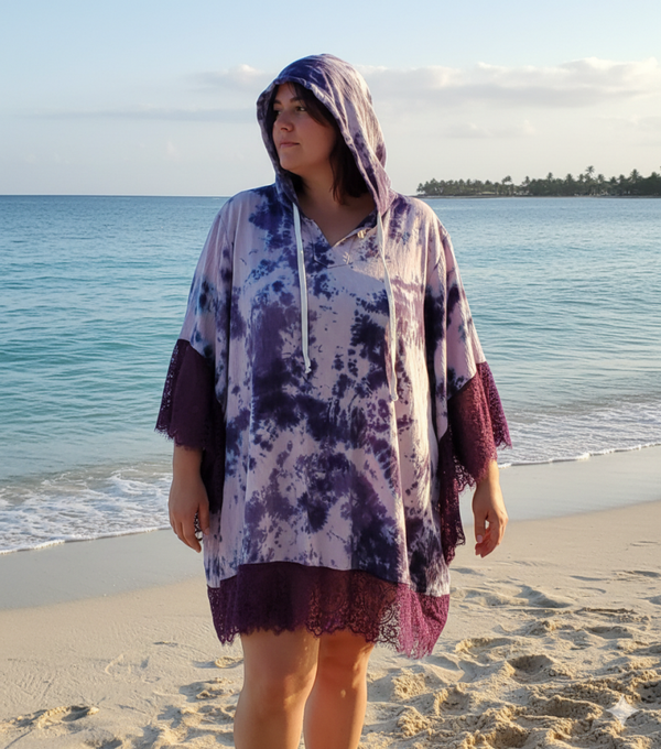 Hoody N Lace.  One size baggy fit