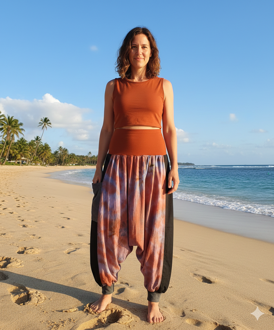 Harem pants one of a kind. Size Med