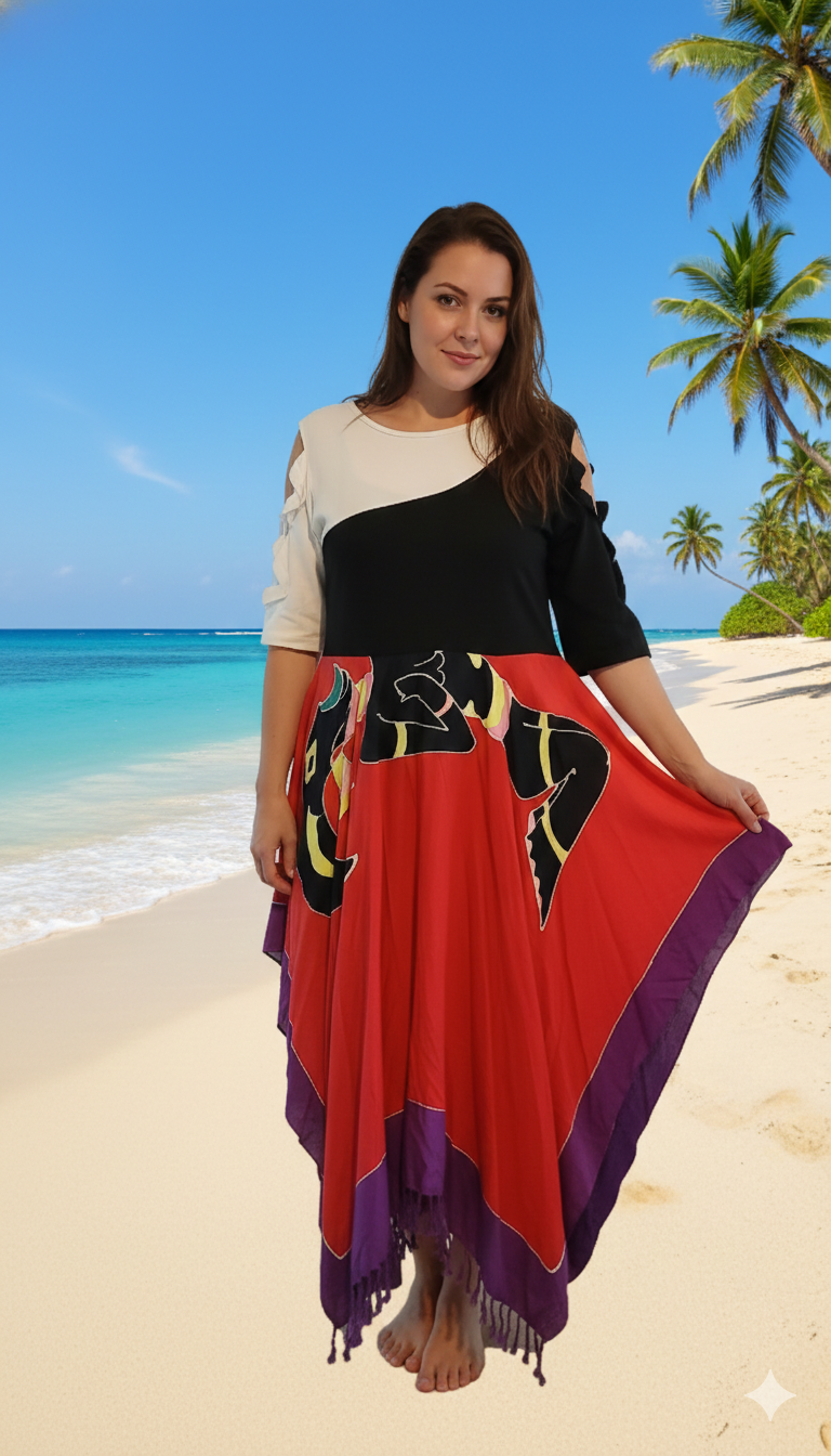 Ethnic Vibe.  One of a kind. Size Med