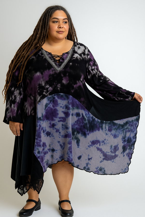 Gothika Plus. Purple and Black.