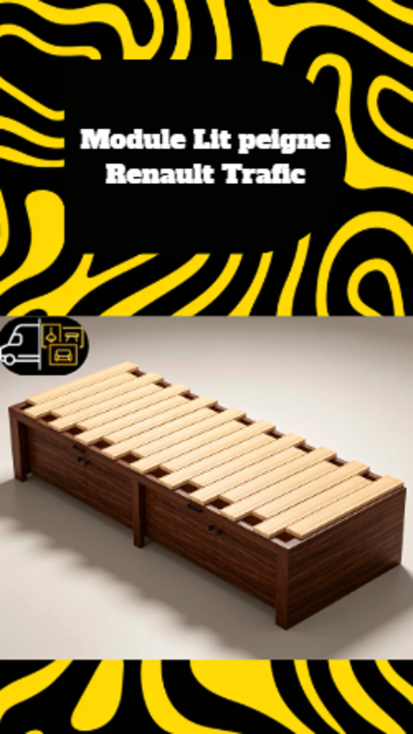 Module Lit peigne - Renault Trafic | Plans PDF d'aménagement DIY