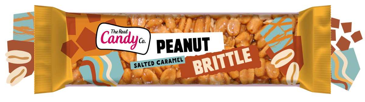 The Real Candy Co- Peanut Brittle Salted Caramel | The Candy Man