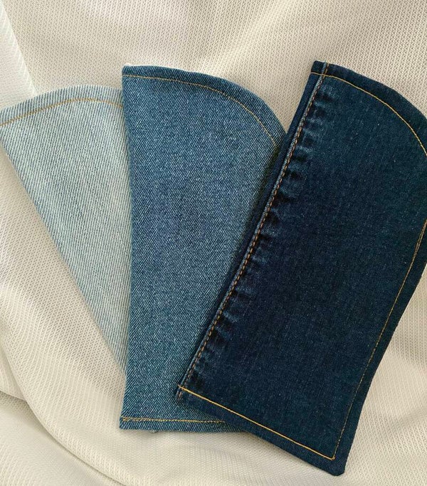 Upcycled, Handmade denim glasses case