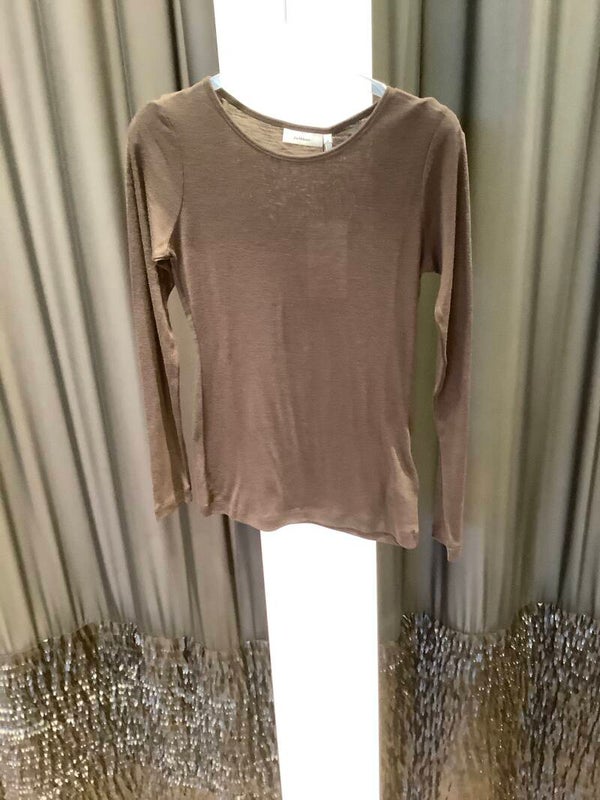 In-wear top lange mouw Fang - bruin