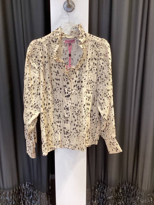 Tessa Koops blouse Sandra A print zand