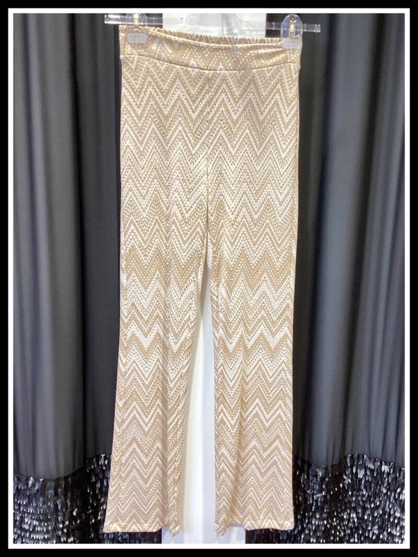 Signe Nature broek 94402 - ecru/goud