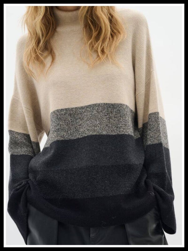 Inwear trui Gitte -A - hazelnoot