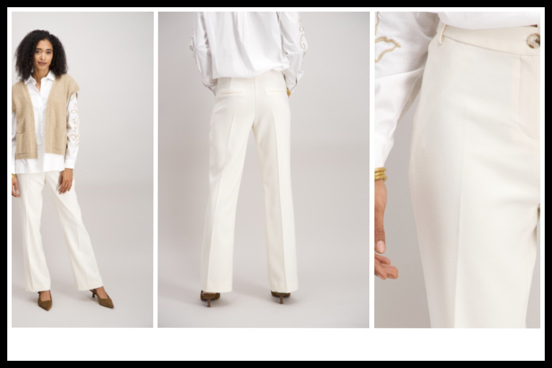 Signe Nature broek 4107 - ecru