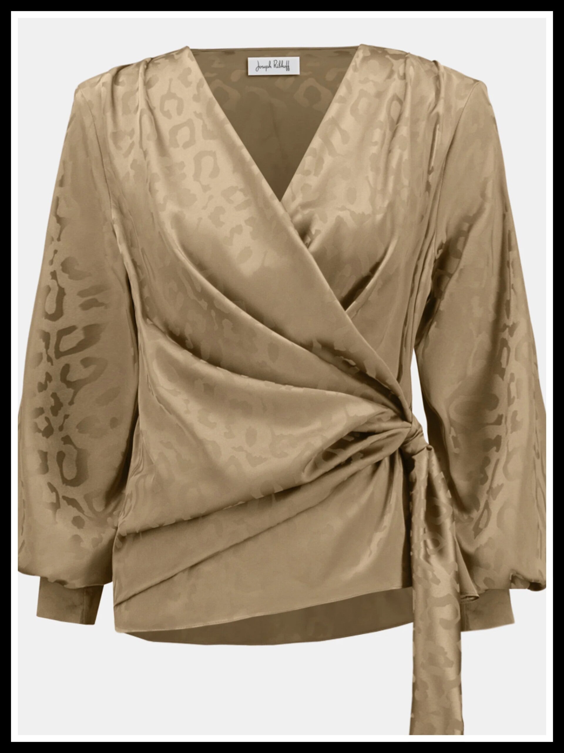 Joseph Ribkoff blouse 254060 - taupe/goud