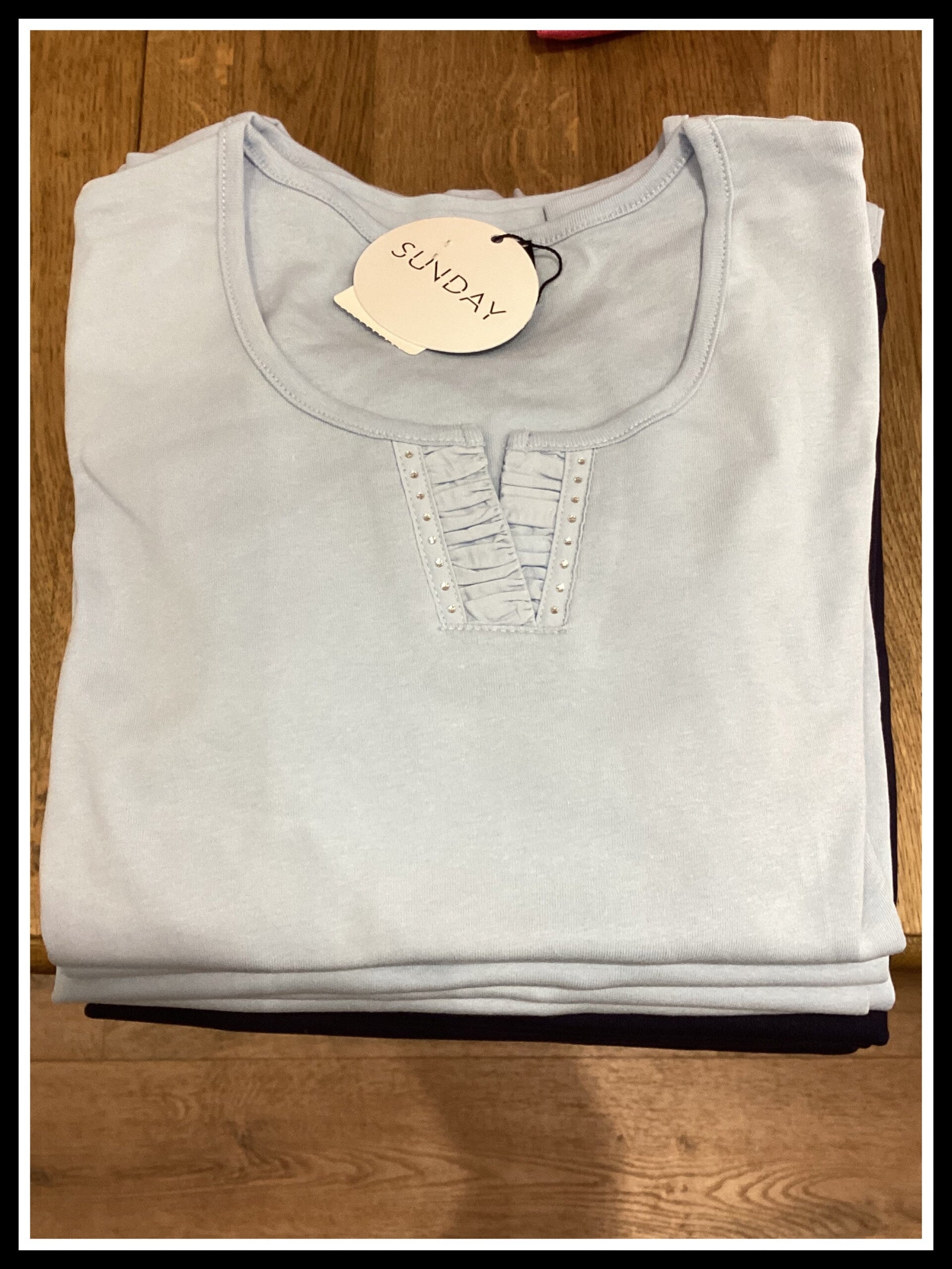 Sunday t-shirt 6574 D - blauw