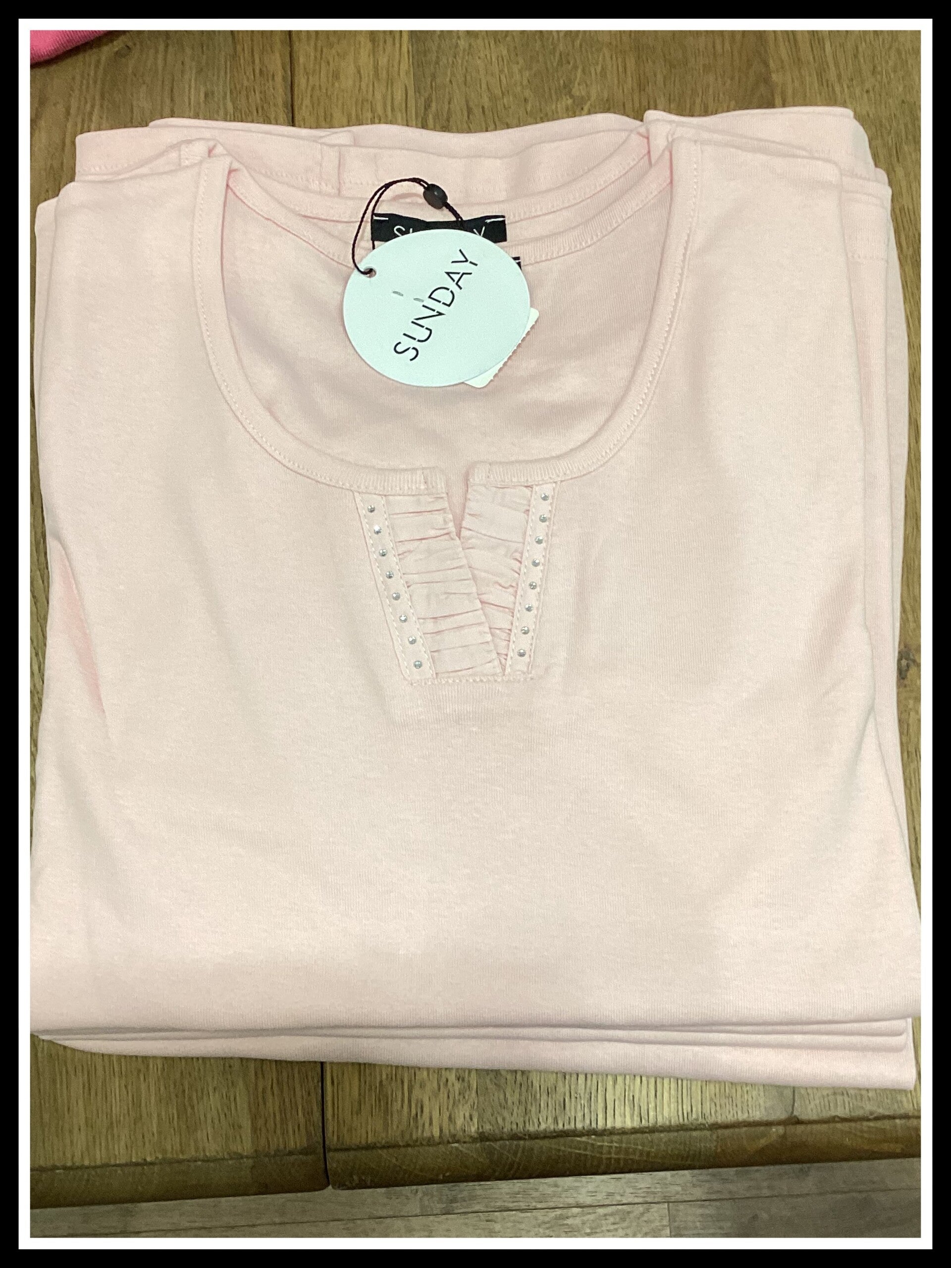 Sunday t-shirt 6574 B - roze