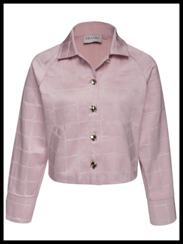 Kimara blazer Emmi ruit roze