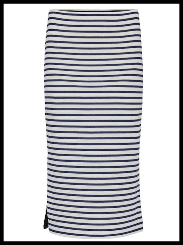 Tia rok 7182 - blauw/wit