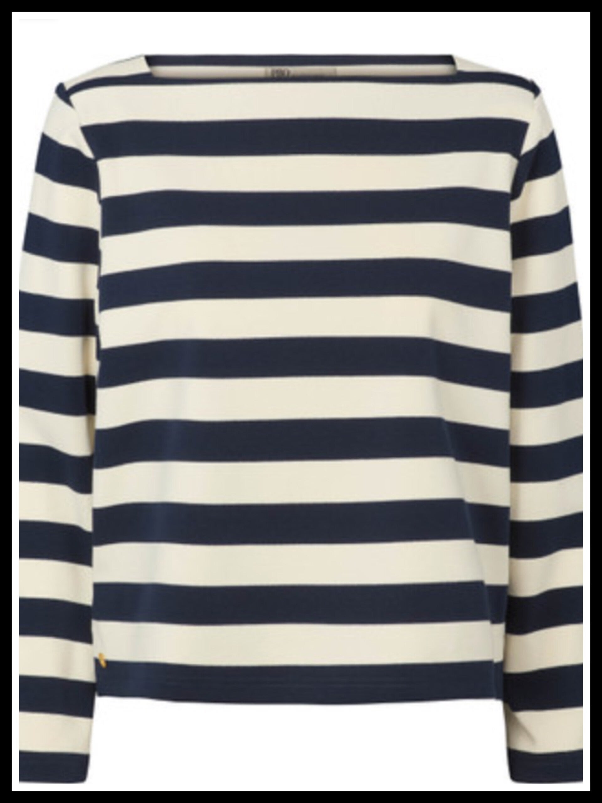 PBO sweater Mary A - ecru/blauw