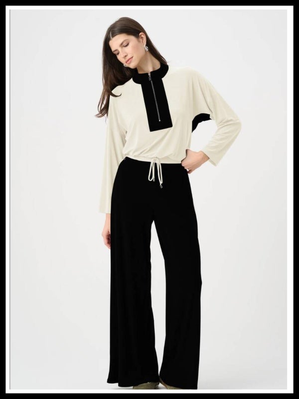 Joseph Ribkoff Sport 263607 broek zwart/vanille