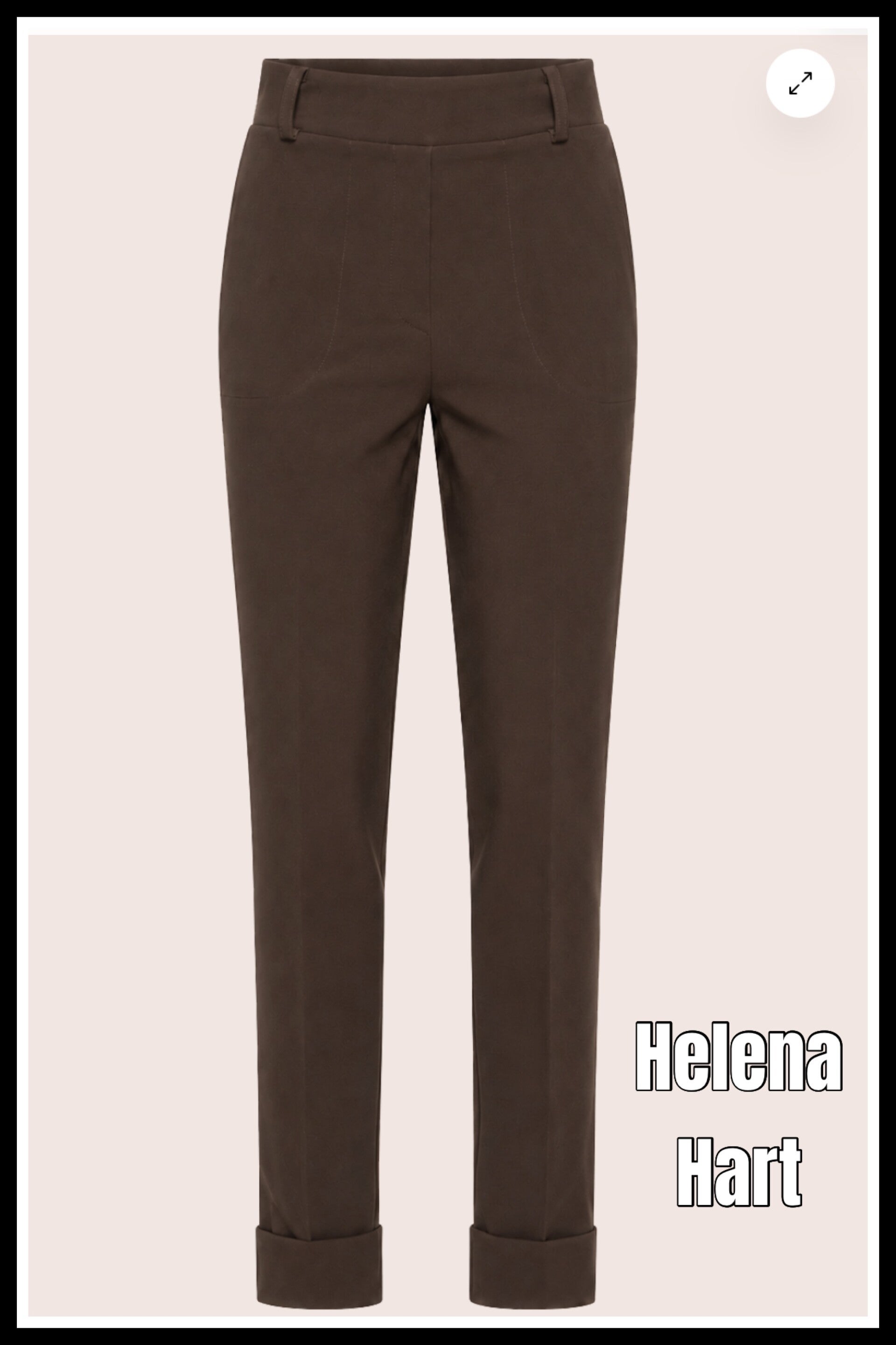 Helena Hart broek 7813 A - choco